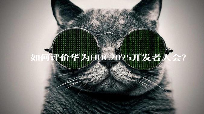 如何评价华为HDC2025开发者大会？